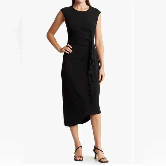 connected apparel dresses Connected Apparel TCC97727 - Knee-Length Jersey Sheath Dress